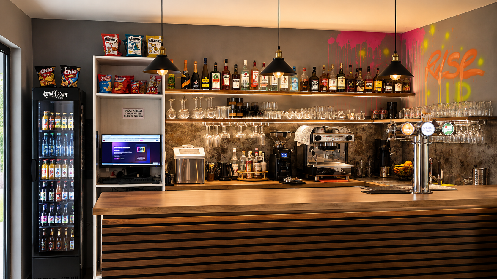 Bar a občerstvenie v Pulse Up