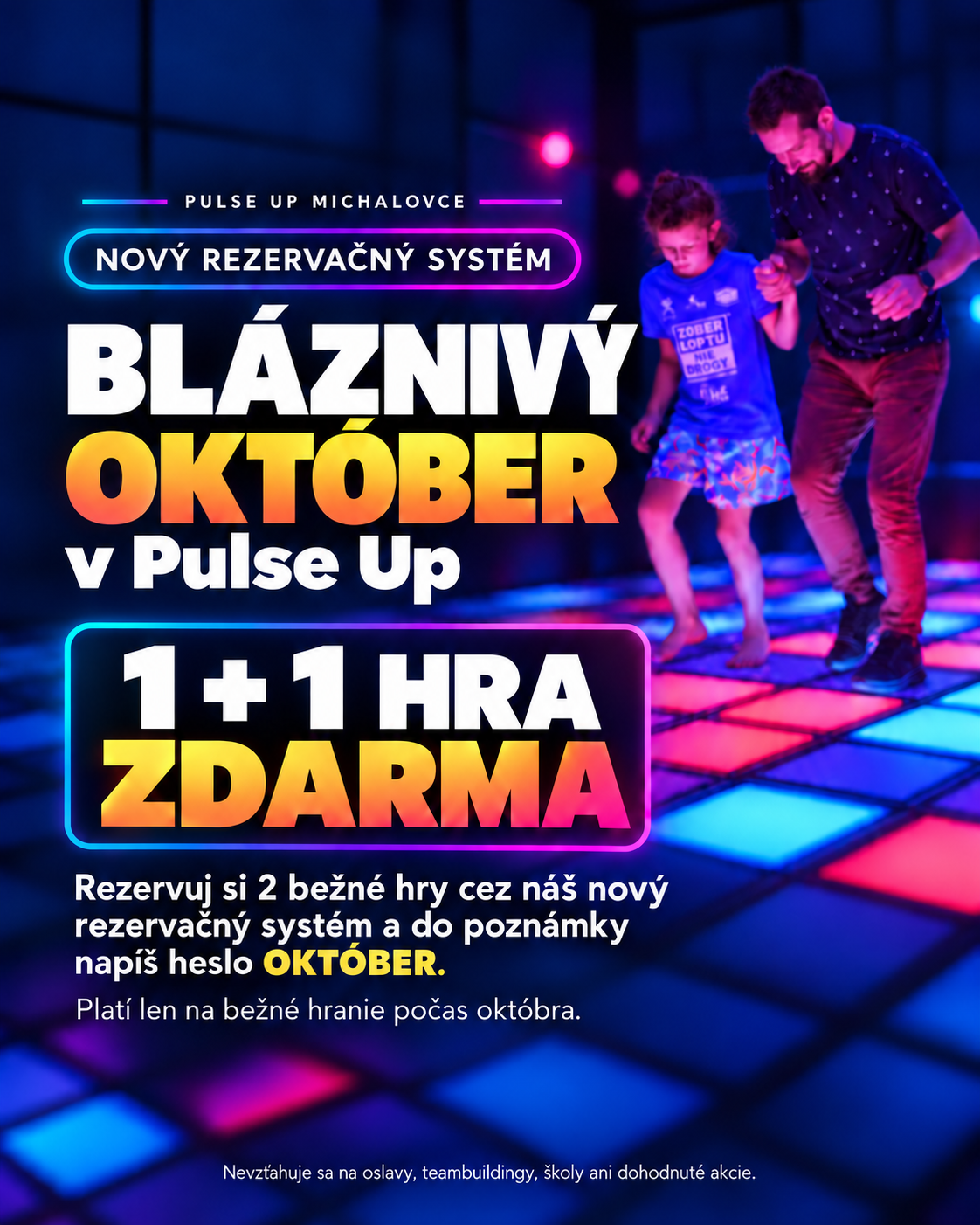 Bláznivý október v Pulse Up – dve bežné hry za cenu jednej