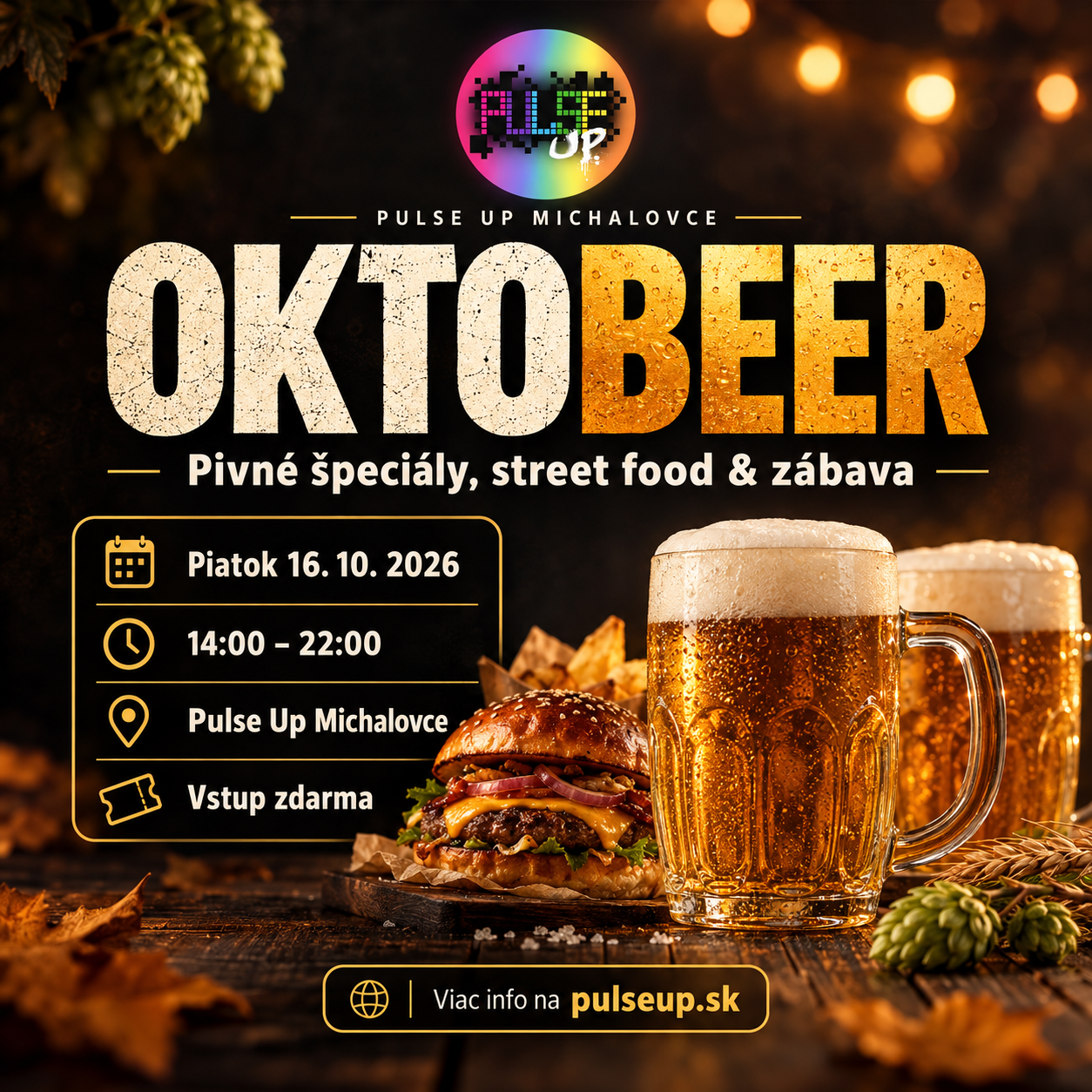 OKTOBEER v Pulse Up Michalovce